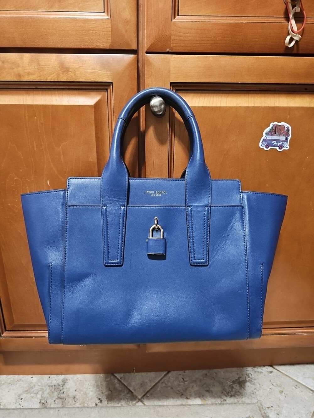 Henri Bendel Leather Satchel Bag